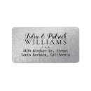 Search for faux glitter return address labels Bright