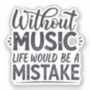 Search for mistakes stickers Quote