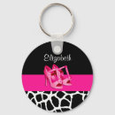 Search for pink high heel keychains Girly