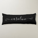 Recherche de lettrage moderne coussins Noir et blanc