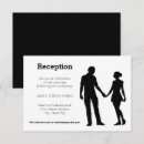 Recherche de couples de silhouette invitations Élégant