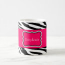 Recherche de monogramme zèbre tasses Café