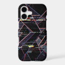 Search for glitch iphone cases Black