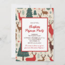 Search for whimsical christmas invitations Christmas pajama party
