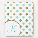 Search for green and gold pattern mousepads Chic