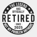 Search for retiree stickers Pension