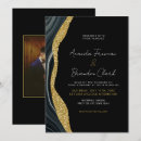 Search for black marble wedding invitations Glitter