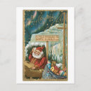 Search for victorian house christmas cards Santa