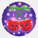 Search for kawaii cherries stickers Red