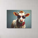 Search for cow canvas prints Funny