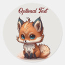 Search for cute cartoon fox stickers Animal