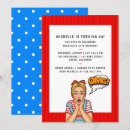 Search for pop art invitations Retro
