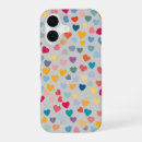 Search for pastel hearts iphone cases Modern