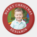 Search for name christmas magnets Red