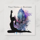 Search for sacred geometry business cards Yoga