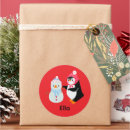 Search for penguin lover stickers Santa claus