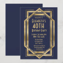 Search for 1920s 40th birthday invitations Gatsby