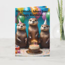 Search for otter birthday cards Cute