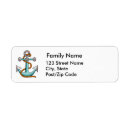 Search for nautical rope return address labels Blue