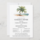 Search for palm tree rehearsal dinner invitations Destination