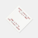 Search for canada day napkins Red and white