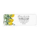 Search for lemon return address labels Botanical