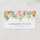 Recherche de resort business cards Aquarelle