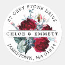 Search for white wine return address labels Floral