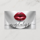 Search for lip gloss business cards Lips