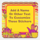 Search for kids tea party stickers Girls
