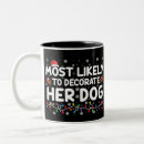 Recherche de chien de père noël tasses Hiver