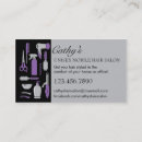 Search for mobile hair stylist business cards Elegant
