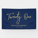 Search for 21st birthday signs Typography