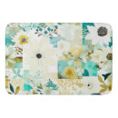 Search for turquoise floral bath mats White