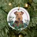 Search for airedale ornaments animal