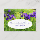 Search for irises business cards Flowers