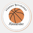 Recherche de basket balls autocollants Anniversaire
