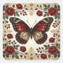 Search for butterfly design stickers Vintage