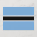 Recherche de drapeau du botswana cartes postales Pays