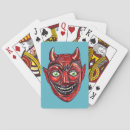Recherche de diable rouge de jeux de cartes Démon