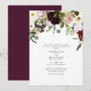 Search for dusty rose and burgundy wedding invitations Modern