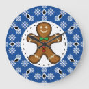 Search for gingerbread man clocks Xmas