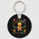 Search for christmas gingerbread man keychains Santa claus