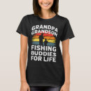 Search for grandpa and grandson fishing tshirts Father
