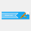 Search for airplane bumper stickers Vintage