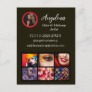 Recherche de maquillage cartes postales Noir