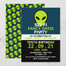 Search for sci fi birthday invitations Astronaut