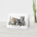 Recherche de fleurs de chat vœux cartes Chaton