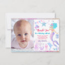 Search for mermaid thank you cards Pink