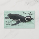 Search for penguin business cards Wildlife